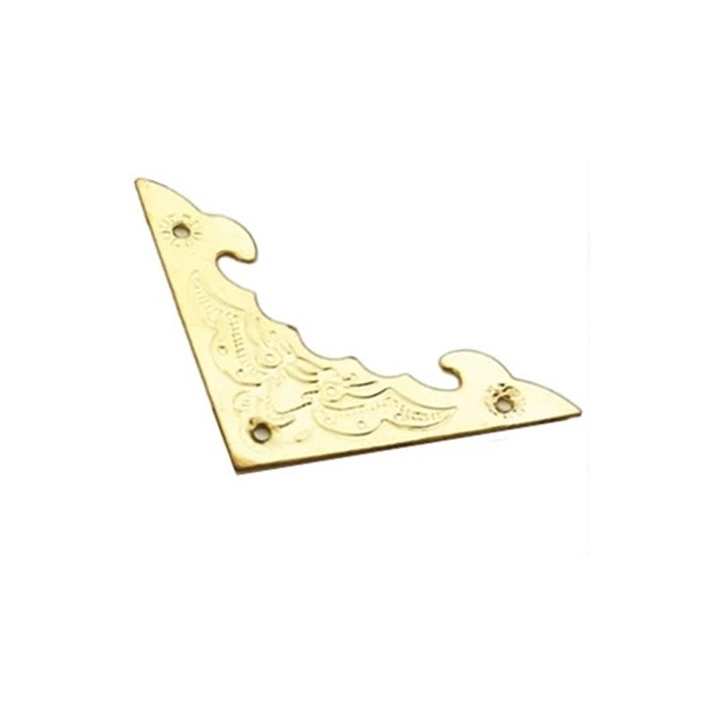 

12 шт. Железный декоративный угловой кронштейн Антикварный ювелирный деревянный ящик Ножка Угловой протектор Ленты для рукоделия Мебельная фурнитура