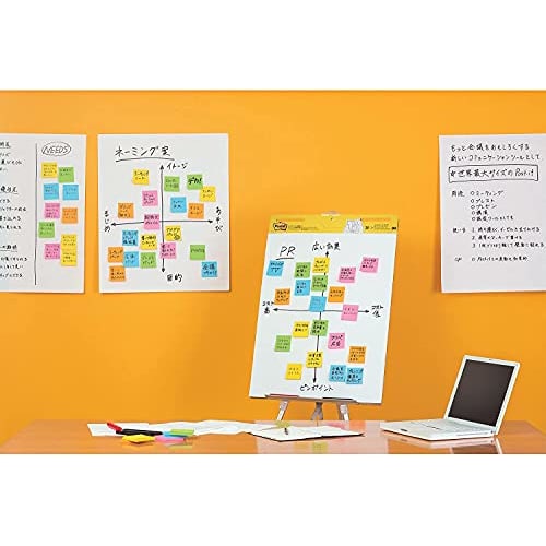 Post-It Notes Strong Adhesive Notes Neon Color 75 x 100 mm 90 Sheets x 5 Books 657-5SSAN