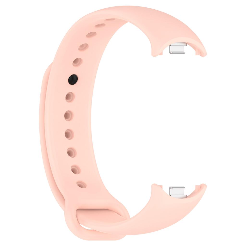 Silicone Strap for Xiaomi Mi Band 9 8 Strap NFC Sport Metal-plug Rubber Bracelet Wristband For Xiaomi Smart Band 8 Accessories