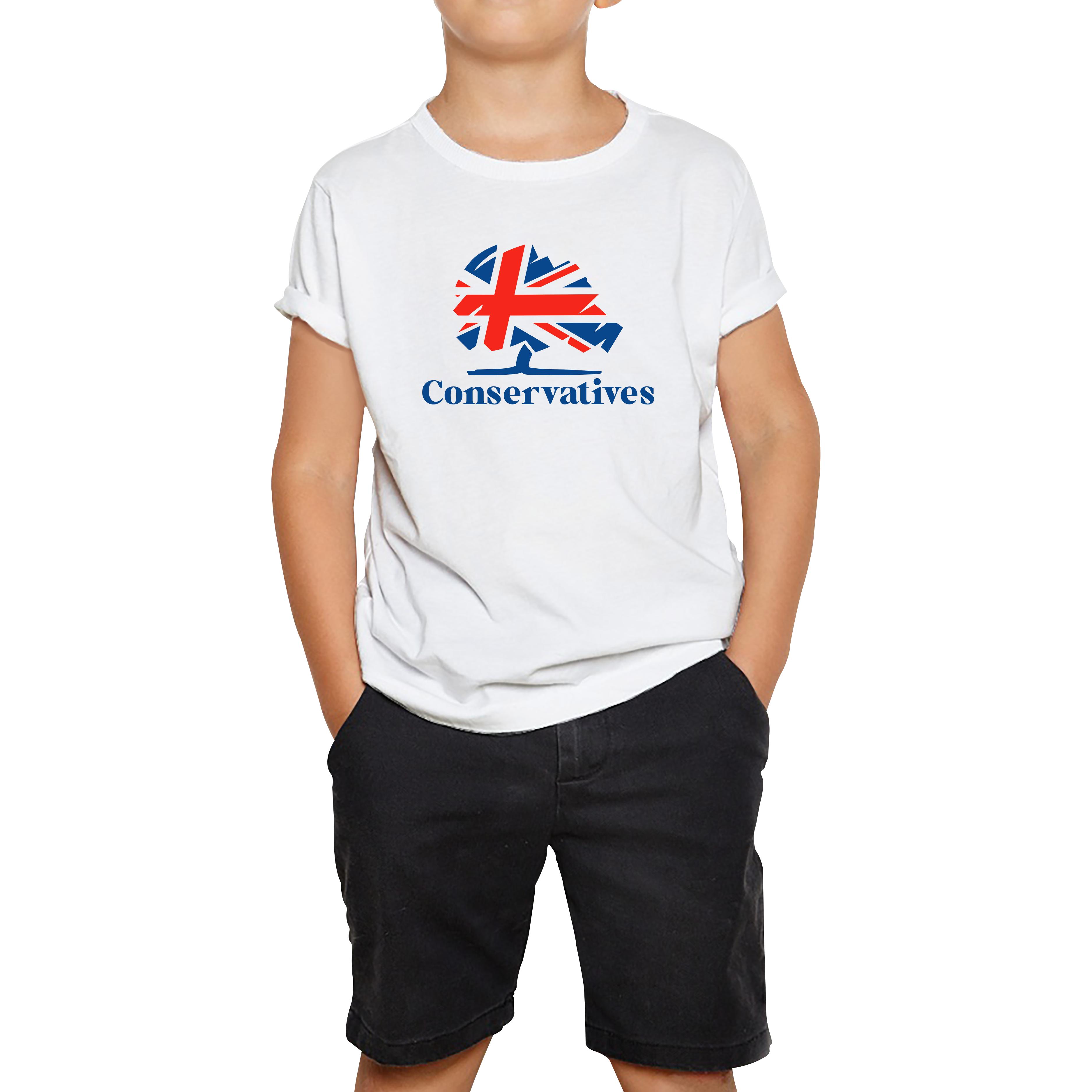 

Conservatives Party Logo Political Party Uk Election United Kingdom Kids Tee 120