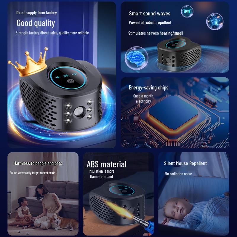 High-Power Ultrasonic Insect and Mouse Repellent Device