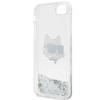 Karl Lagerfeld Klhci8Lnchcs Iphone 7/8/Se 2020 / Se 2022 Srebrny/Silver Hardcase Brokatowa Głowa Choupette