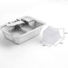 Ice Cubes Mold Stainless Steel Rustproof Easy Cleaning Ice Making Mould with Handle For Cocktails Beverages