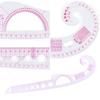 ABS Measure Tailor Ruler Shaped Curve Styling Design Sewing Tools Soft Plastic Ruler for Quickly Measuring Accessories