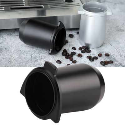 Kaffeepulverbecher 54mm Aluminiumlegierung Pulverdosiererbecher Kompakt Leicht Anti-Spritz-Kaffee-Dosierbecher für 8
