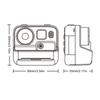 2.0 Inch Instant Camera for Kids Digital Children Camera For Photography Mini Printer Portable Thermal Instant Print Black White