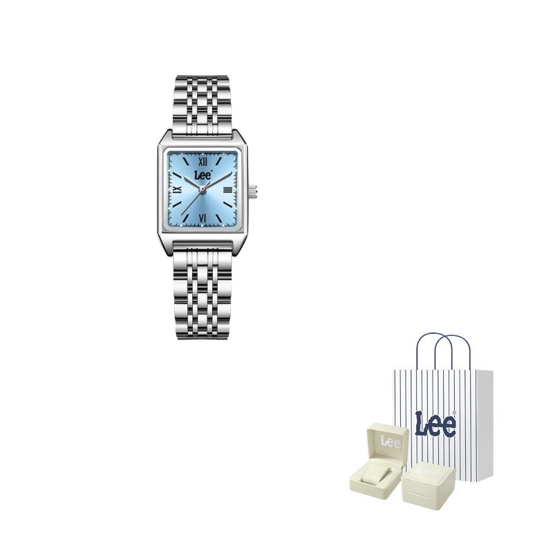 Lee Wrist Watch Quartz Movement Steel Strap White Dial Women's Watch Classic Holiday Love Confession Box M485G