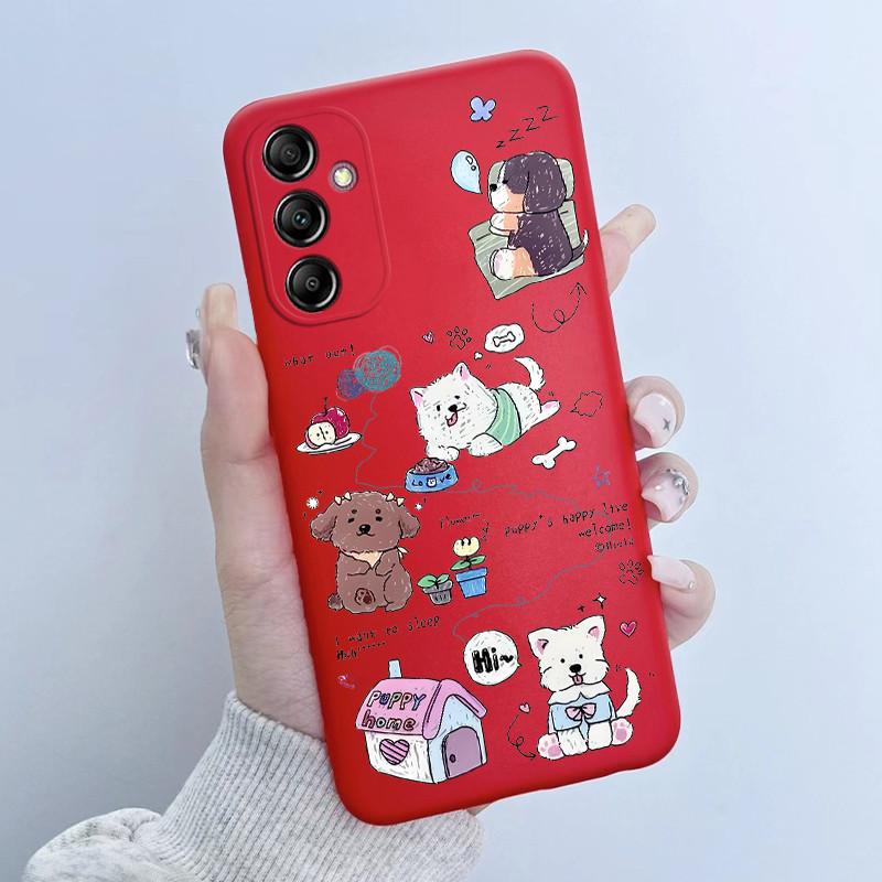 For Samsung Galaxy A14 4G Case A145 Soft TPU Silicone Cover Cute Astronaut Panda Phone Case For Samsung A14 5G A146B Coque Funda