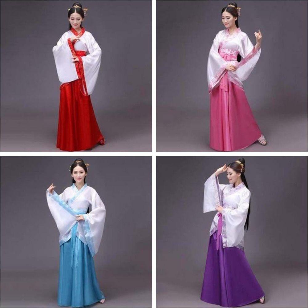 Classical Ancient Chinese Costume Chinese Style Traditional Women Clothes Dress  Girls