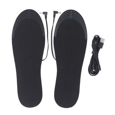 2 Paia di Solette Riscaldanti Taglia 41-46 Tagliabili Alimentate da USB Solette Riscaldanti per Attività all'Aperto