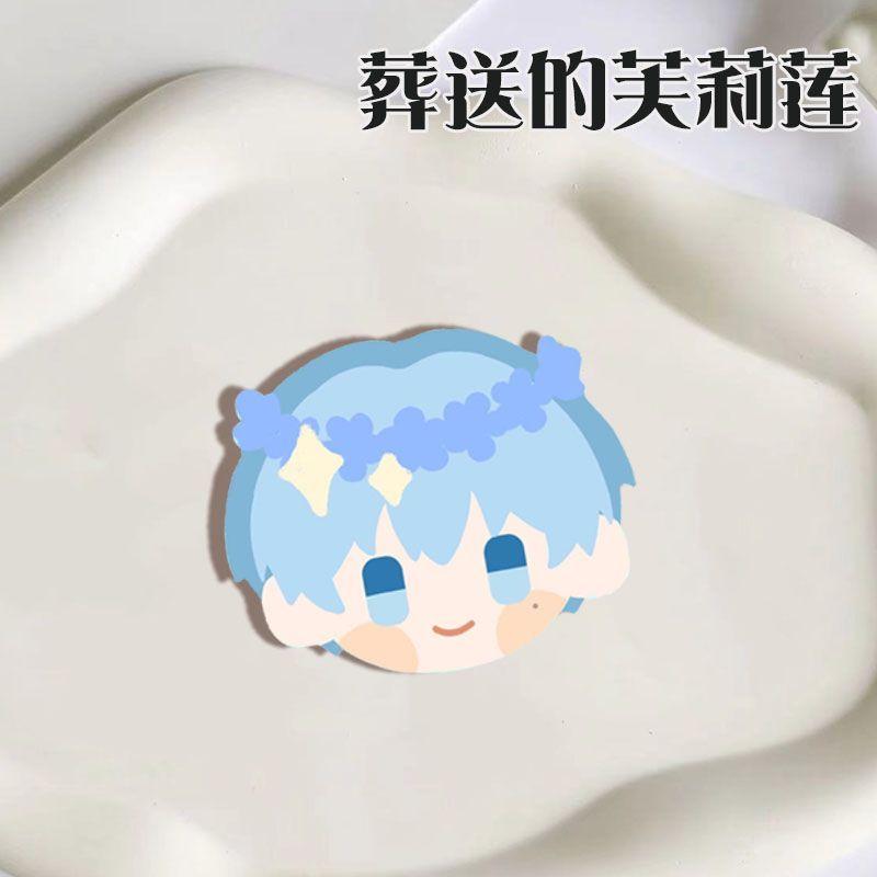 Action Anime Acrylic Brooch Sousou No Frieren: Beyond Journey's End Fern Stark Himmel Pin Toys for Kids Adults Collectible Gifts