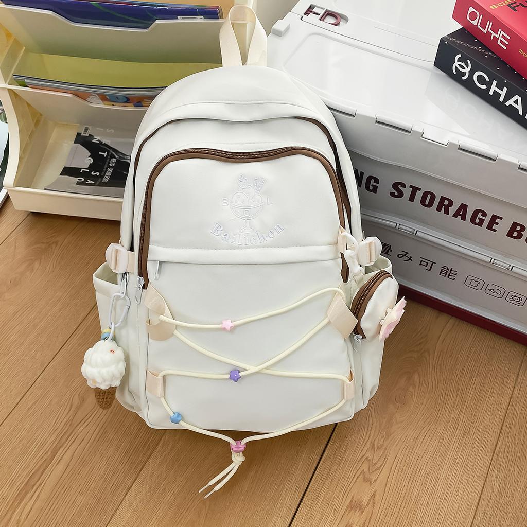 Korean version of Harajuku backpack women's niche large-capacity backpack campus leisure versatile student schoolbag new