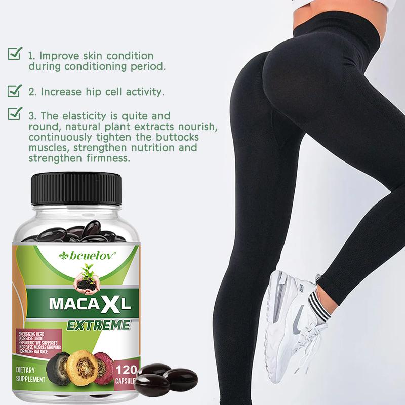 Maca 1000mg Shape Butt Booty Shaper Super Macaxl Pretty Butt 120 Capsules