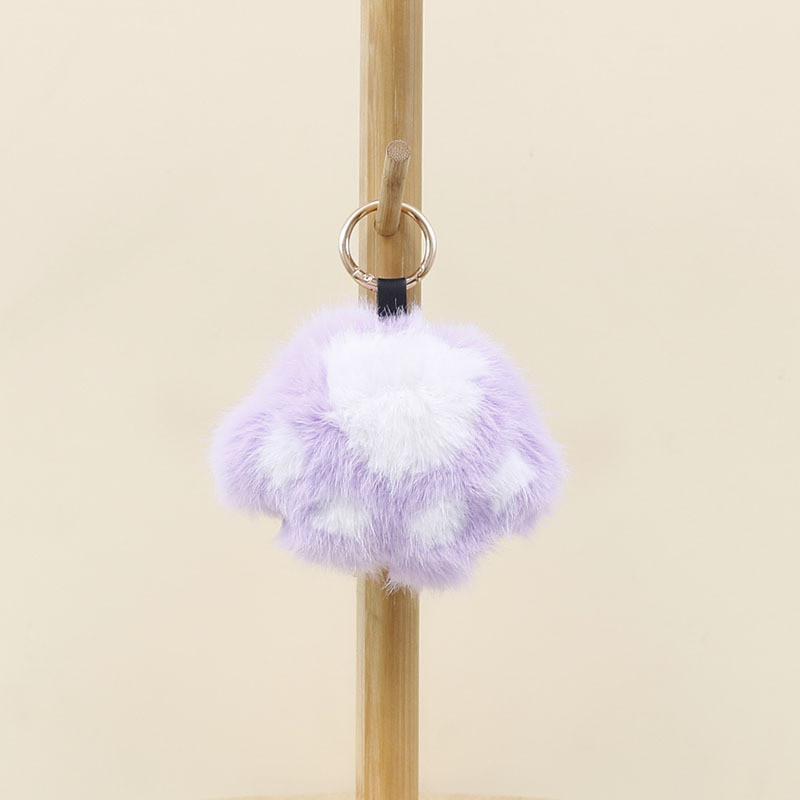 

Плюсова підвіска у вигляді котячого кігтя, м яка іграшка для прикраси сумки та подарунок для любителів котів Purple Paw