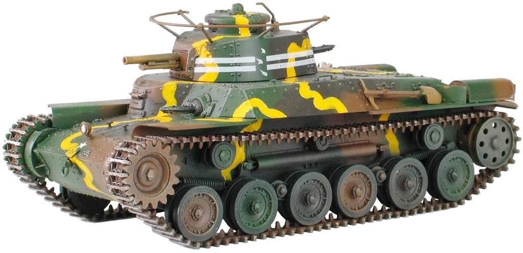 Fine Molds 1/35 Military Series Imperial Japanese Army Type 97 Chi-Ha Medium Tank with 57mm Gun and New Chassis Plastic Model Kit FM25