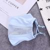 Women Eye Protection Solid Color Anti-uv Face Cover Face Scarves Ice Silk Face Scarf Sunscreen Veil