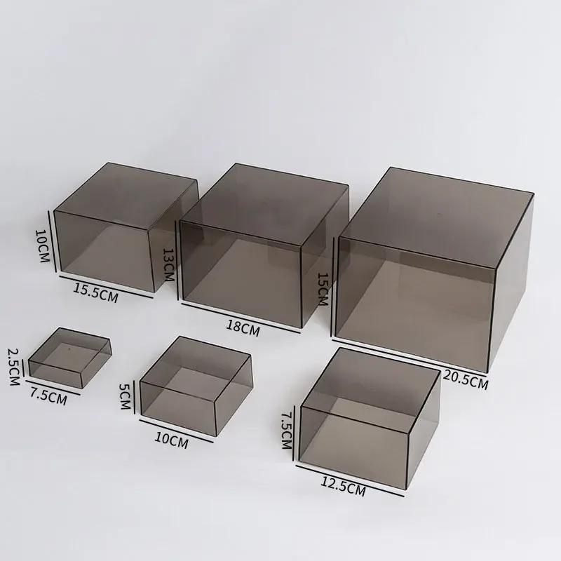6Pcs Acrylic Buffet Riser Food Display