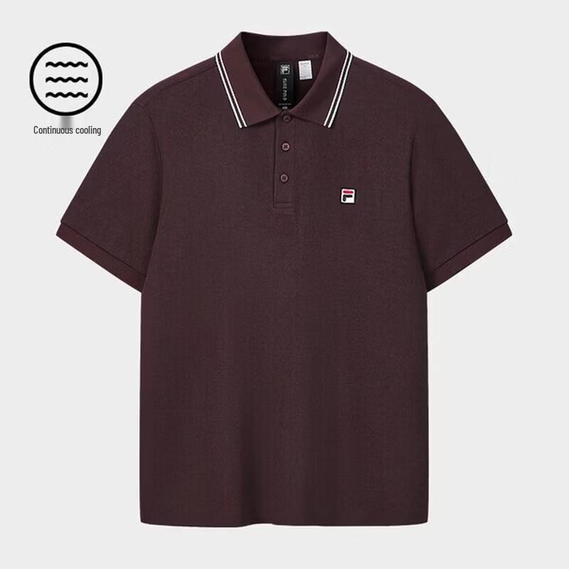 FILA Men s Knit Cool-Touch Short-Sleeve Polo Shirt L