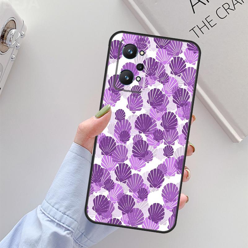 Seashell Shell Sea Art For Realme C61 C75 C55 C51 C21Y C25S C67 C53 13 12 10 11 14 Pro Plus GT 6T 6 5 GT7 Pro Case