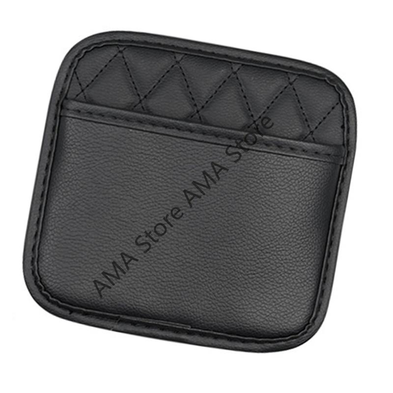X7JF Leather Car Storage Box Pocket Offering Convenient Space Suitable for Neat Interior Essential Small Item and Accessories