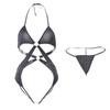 Sex Underwear Sexy Tights Seduction Neck Gathering Cross Strap Backless Open Sling Sling