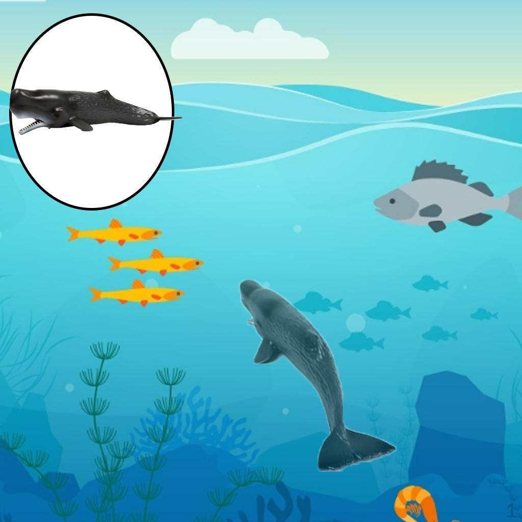 Action Figures Hand-Painted Creature Shark Sea Life Marine Toys Decorative Gifts for Kids