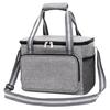 Insulated Lunch Bag Top-Handle Cooler Bag with Adjustable Strap Lunch Cooler Tote for Work Outdoor Picnic Trips