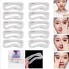 Reusable Card Template Eyebrow Stencil Makeup Tools Shaper Grooming