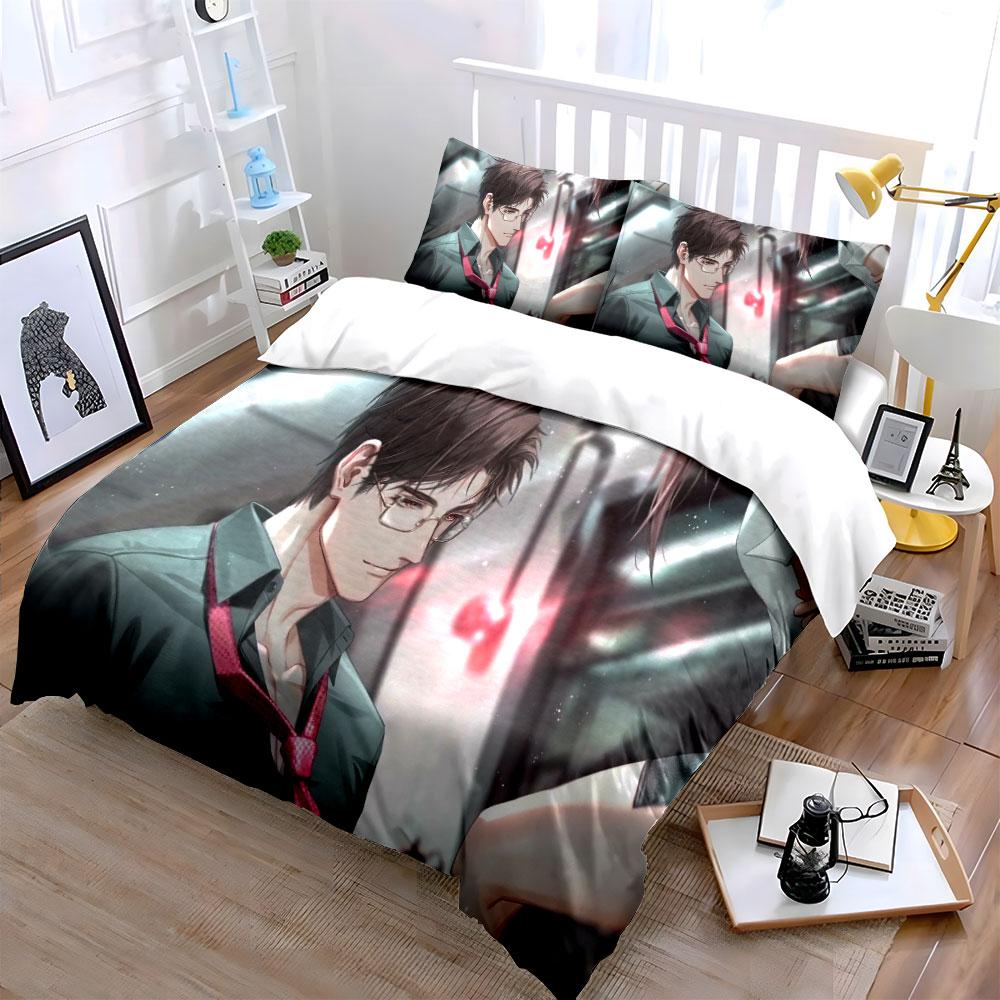 Man Wearing Glasses, Tie. Bedding Sets Duvet Cover Sets Duvet Covers Pillowcases(1*Duvet Cover 2*Pillowcases Without Duvet Insert)
