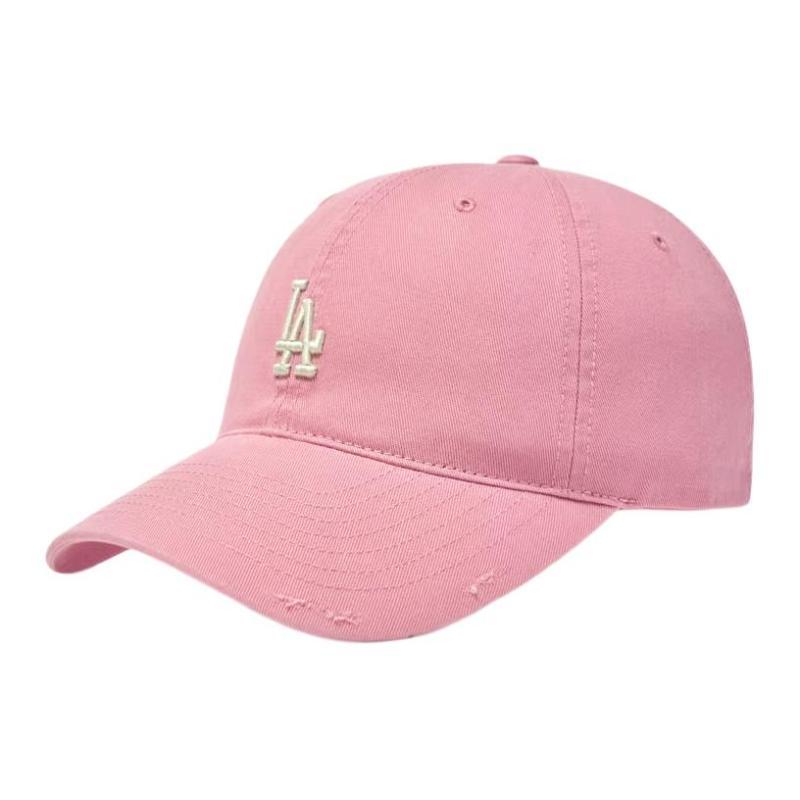 MLB Cotton Baseball Caps Unisex Pink Fashion 3ACPB076N-07PKM
