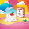 Knew Built Cute White Dog Micro Mini Building Blocks Toy Set Build One of Two Adorable Style Multiple Color for Endless Fun Gift