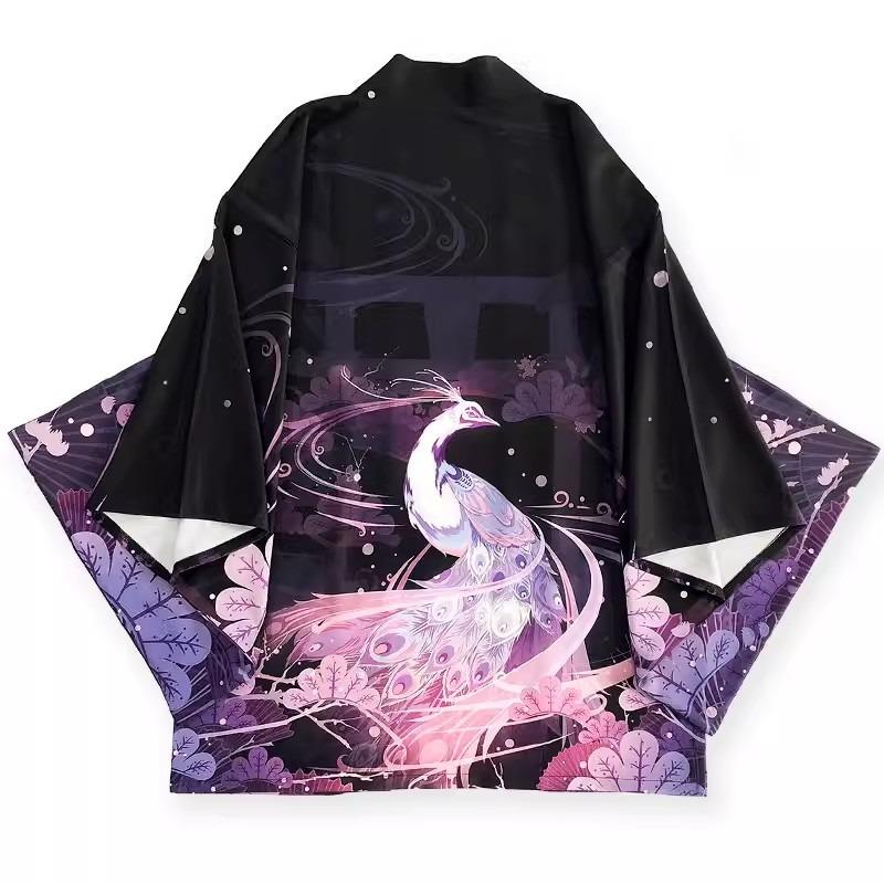 Summer Loose Japanese Samurai Kimono Streetwear Cardigan Cosplay Haori Harajuku Women Men Yukata Traditional Clothing