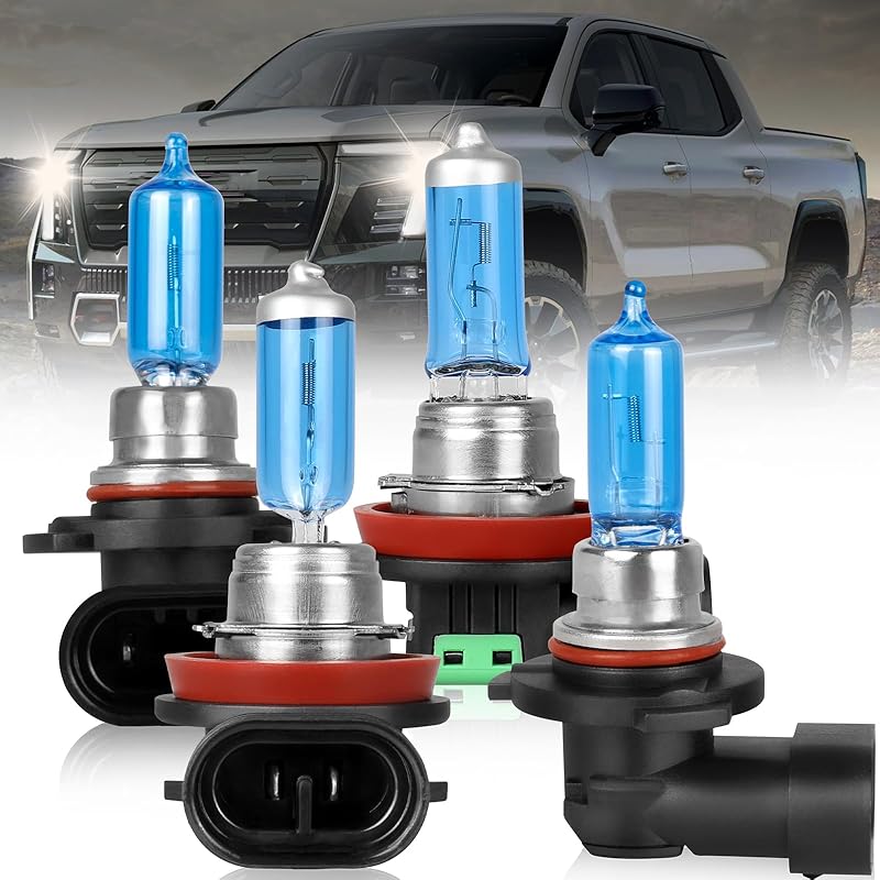 For Honda Civic 2016 2017 2018   Light Bulbs High Performance Halogen Headlight Bulbs 9005 High Beam+H11 Low Beam, Super Bright Front Light Car For Sierra Halogen Bulb