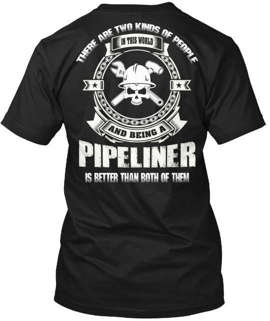 Pipeliner There Are Two Kinds Of People In This T-Shirt Made in USA S to 5XL S