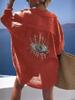 2024 Spring/Summer Women's Cotton Linen Turn-down Collar Long Sleeve Casual Shirt