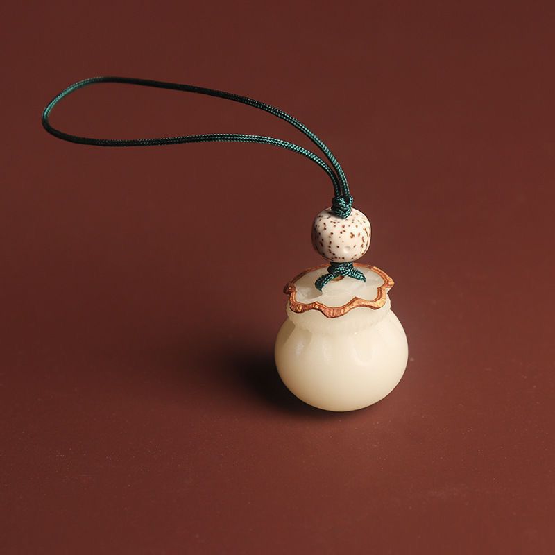 Creative Handmade Bodhi Money Bag Mobile Phone Chain Pendant Couple High-end Car Keychain Lucky Bag Bag Hanging Jewelry