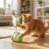 2 Play Mode Electric Racing Car Cat Toy USB Rechargeable Interactive Pet Toy  Cat Training