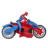 Marvel Spider-Man Web Blast Cycle, 4-inch (10cm) Action Figure with Vehicle and 2 Projectiles, Kids Playset, Ages 4+, F6899, Authentic