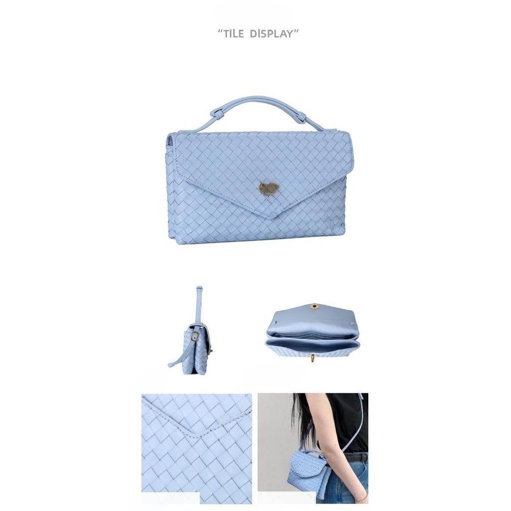 Gewebte Tasche für Damen, die gleiche hochwertige leichte Luxus-Handtasche für Abendveranstaltungen großer Marken, eine Umhängetasche in Umschlagform für Damen
