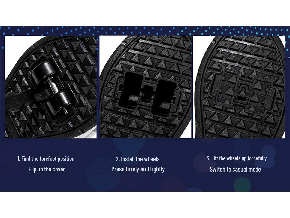 Lightweight Two-Wheel Roller Shoes for Beginners - Unisex Kids, Teens, and Adults Roller Skates