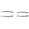 Front Bumper Trim for Mercedes-Benz S-Class W222 S560 (Part Numbers: 2228851300, 2228851200)