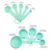 10Pcs/Set Plastic Measuring Tools Stackable Measuring Spoons Teaspoon Sugar Scoop Cake Baking Flour Measuring Cups