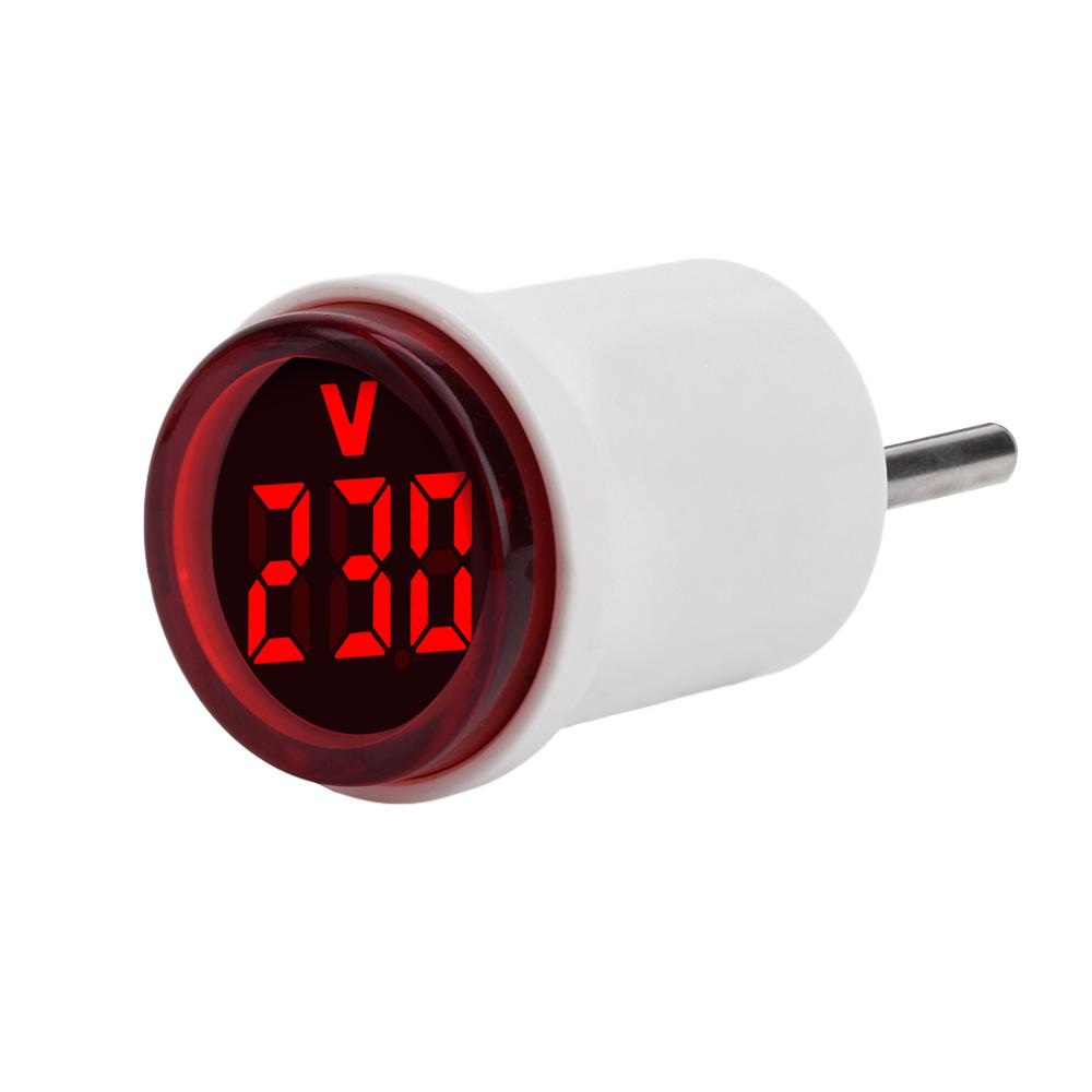 LED Digital Voltmeter Voltage Meter Tester Monitor Car Motorcycle Volt Tester EU Plug Voltmeter Voltage Measurement AC 50-500V