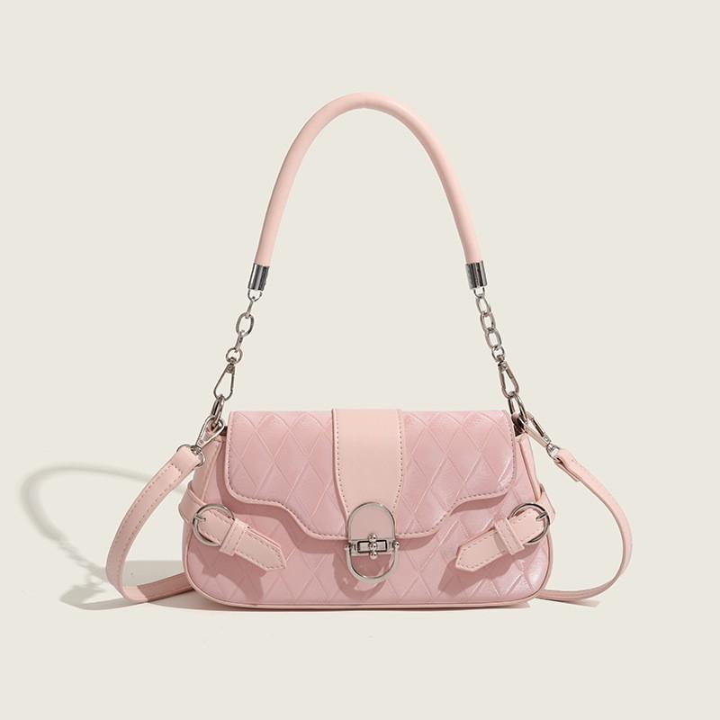 Underarm Bag Women s New Mailard Retro Hardware Lock Flap One-shoulder Commuting 2026 Trendy