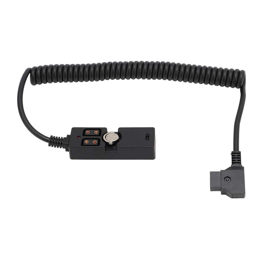D Tap To 2 Port Power Cable Male To Female D Tap Splitter Power Cord with Type C LED Indicator
