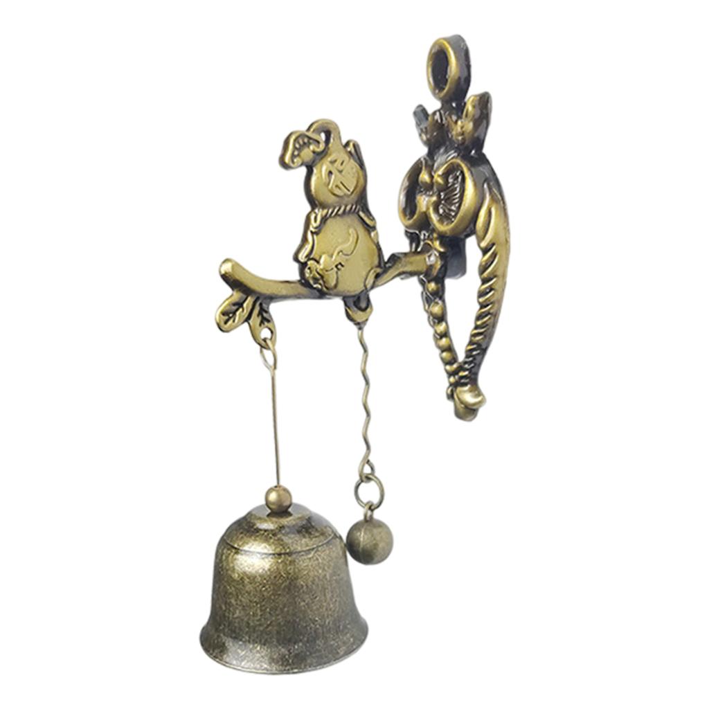 Retro Doorbells Animal Windchime Door Bell Housewarming-Gift for Garden Door Knockers Home Wall Hanging Decoration