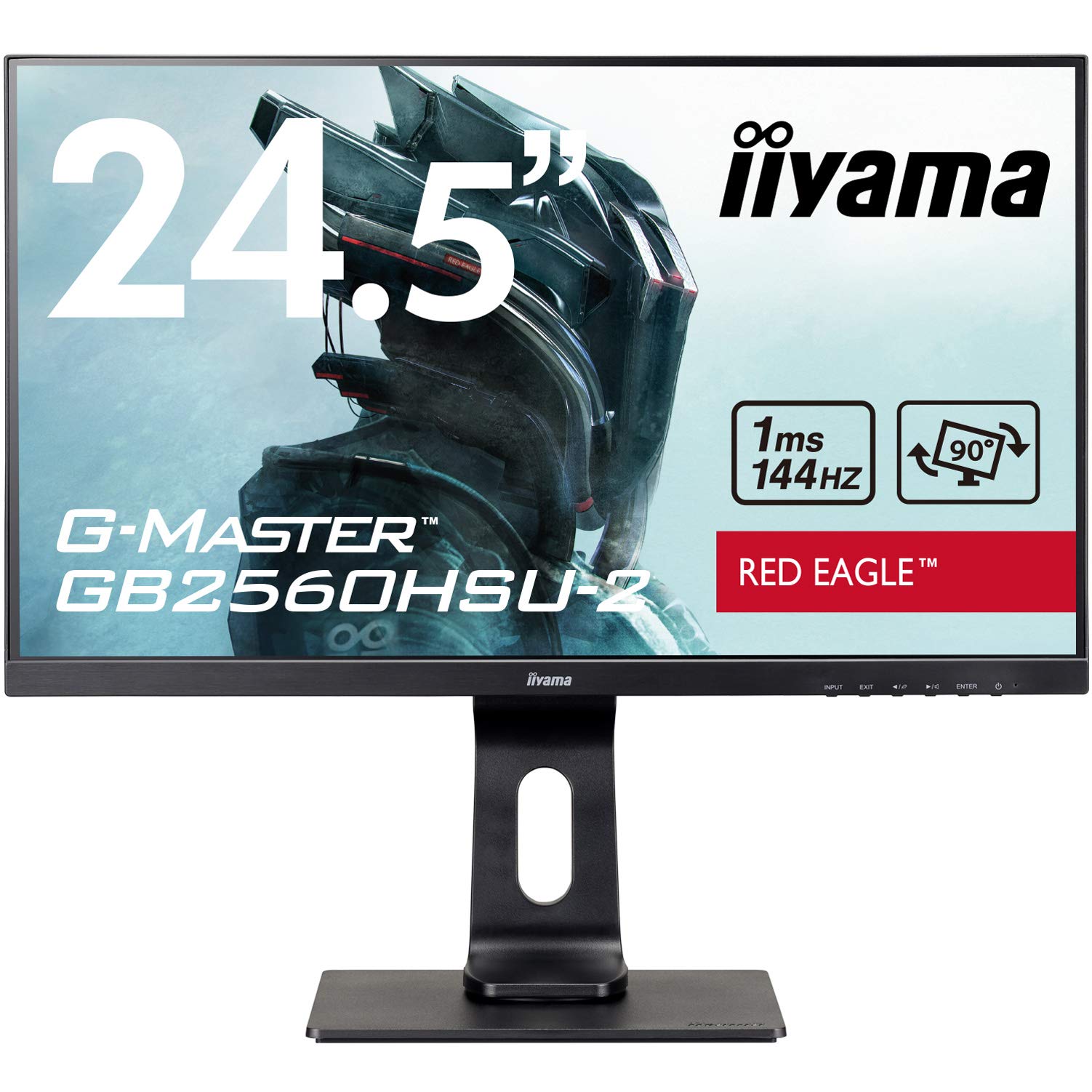 

Mouse computer iiyama gaming monitor display GB2560HSU-B2 (24.5 type144Hz1mslifting standFull HDTNDP, HDMI)