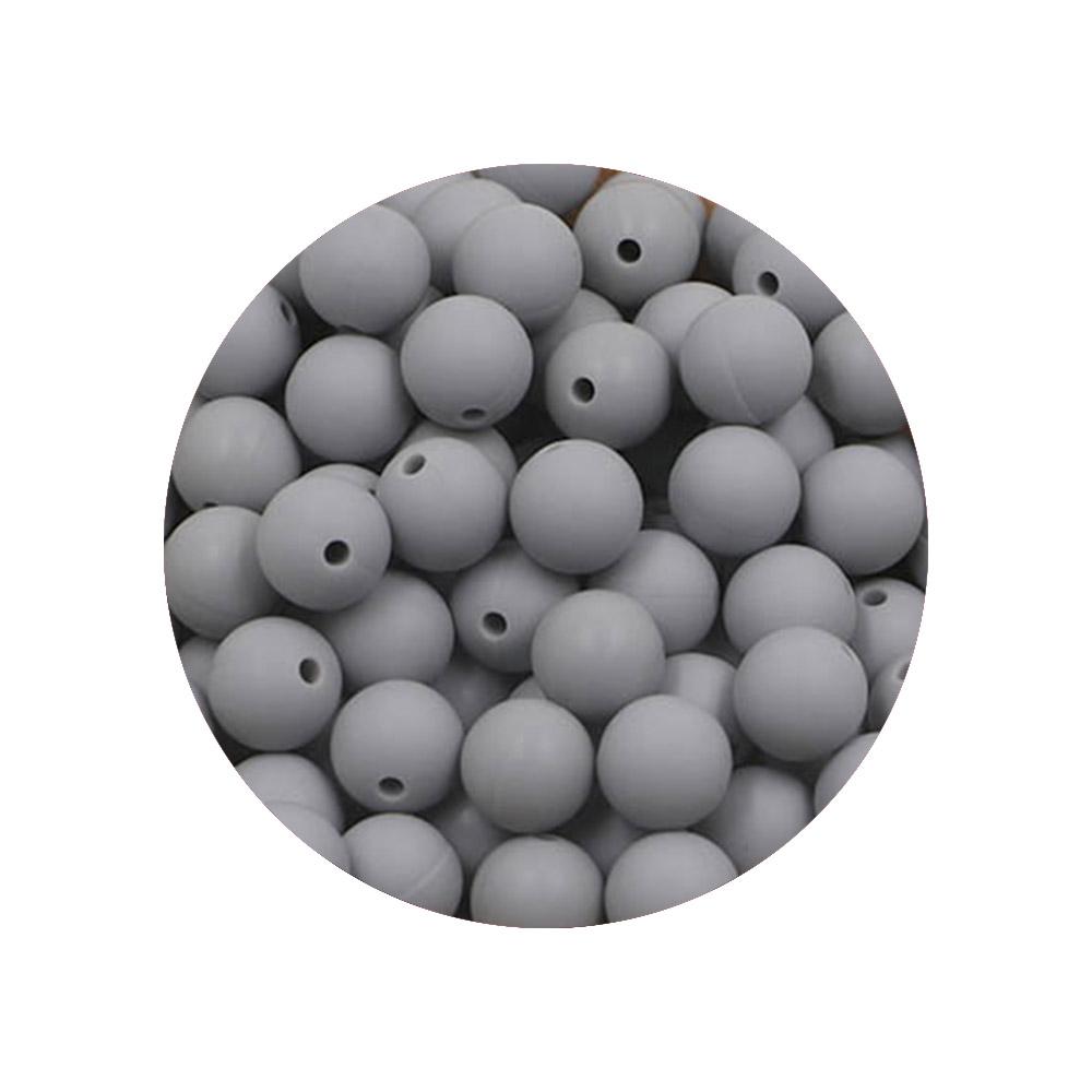Kovict 9MM 40-80Pcs Round Silicone Bead 9MM Food Grade For Jewelry Making DIY Bracelet Pacifier Chain Accessories