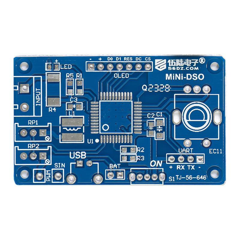 Mini DOS LCD Oscilloscope Electronic Kit, Equipped with STC8K8A Controller, DIY Electronic Making Module