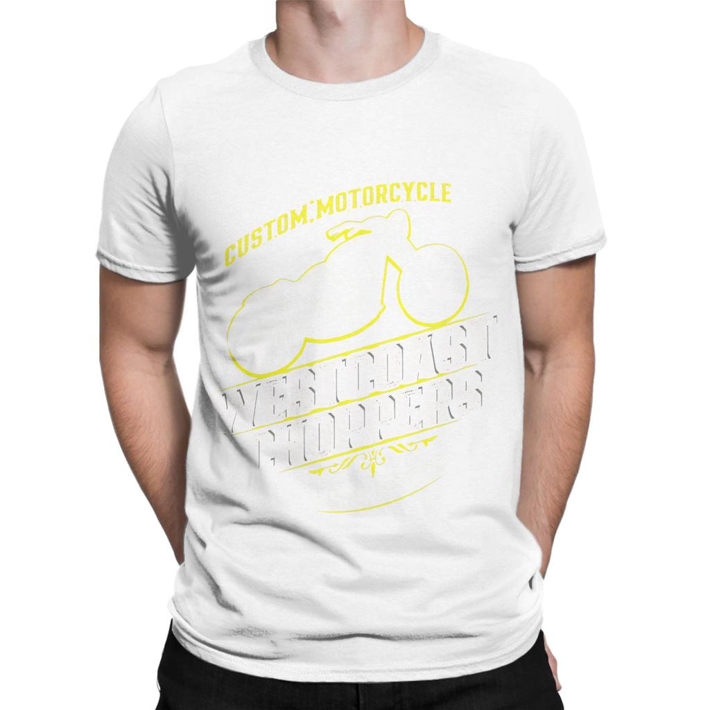 WWest Coast Choppers Custom Motorrad Long Beach Lustiges Grafik 100% Baumwolle T-Shirt West Coast Choppers T-Shirts Oberteile Für Unisex